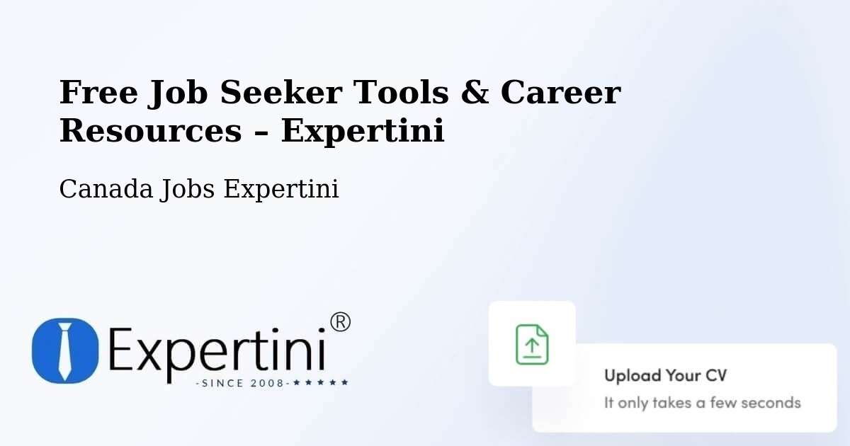 Free Job Seeker Tools & Career Resources – Stratford - Stratford, Canada Jobs Expertini